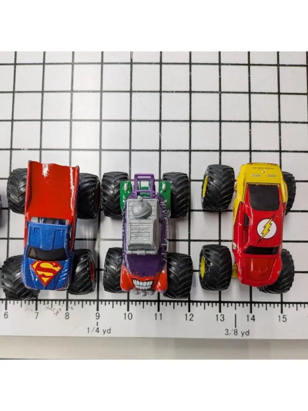 Monster Jam DC Comic Diecast 1:64 Lot of 5 Justice League Monster Trucks BKT